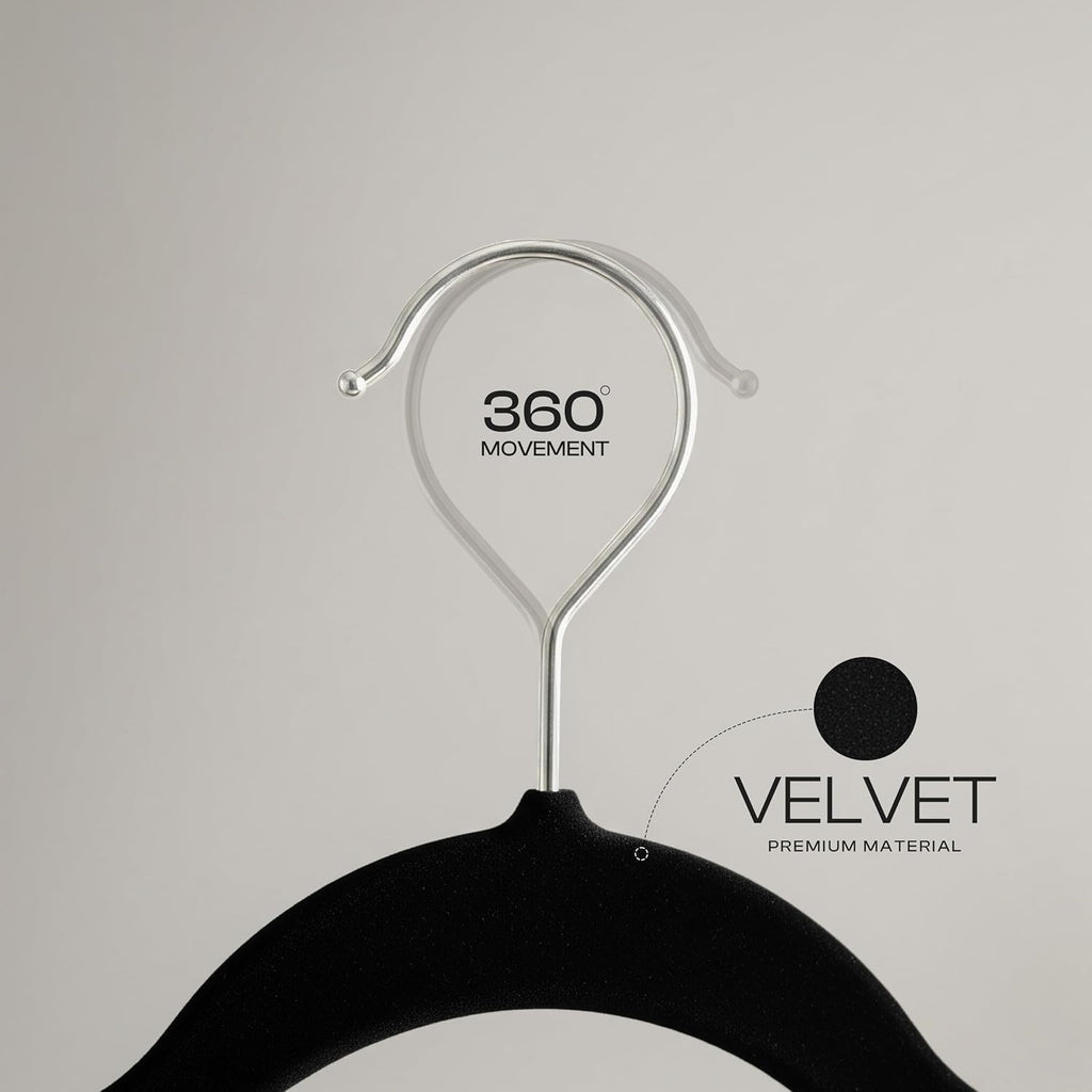 🖤 Utopia Velvet Hangers 50-Pack ✨