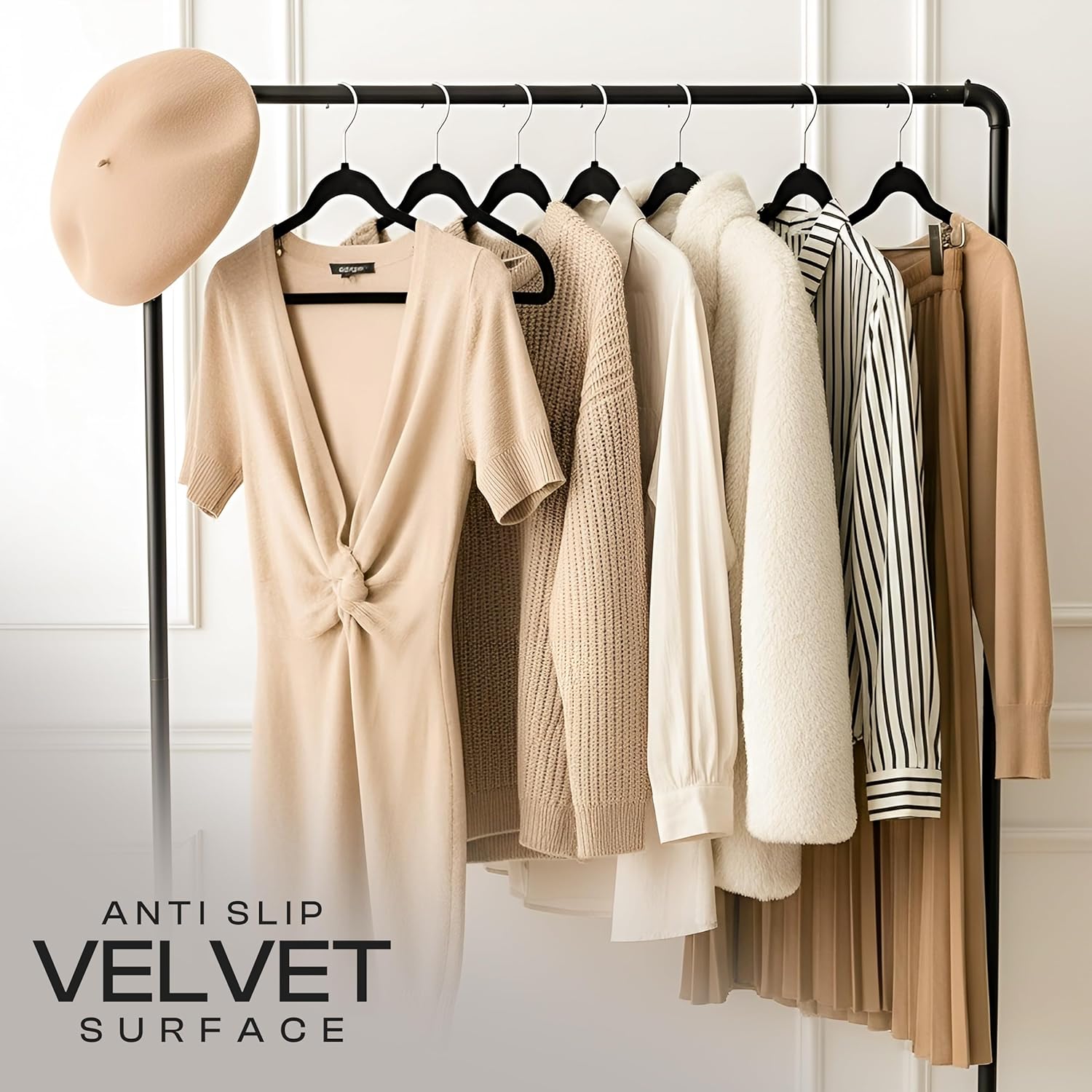 🖤 Utopia Velvet Hangers 50-Pack ✨