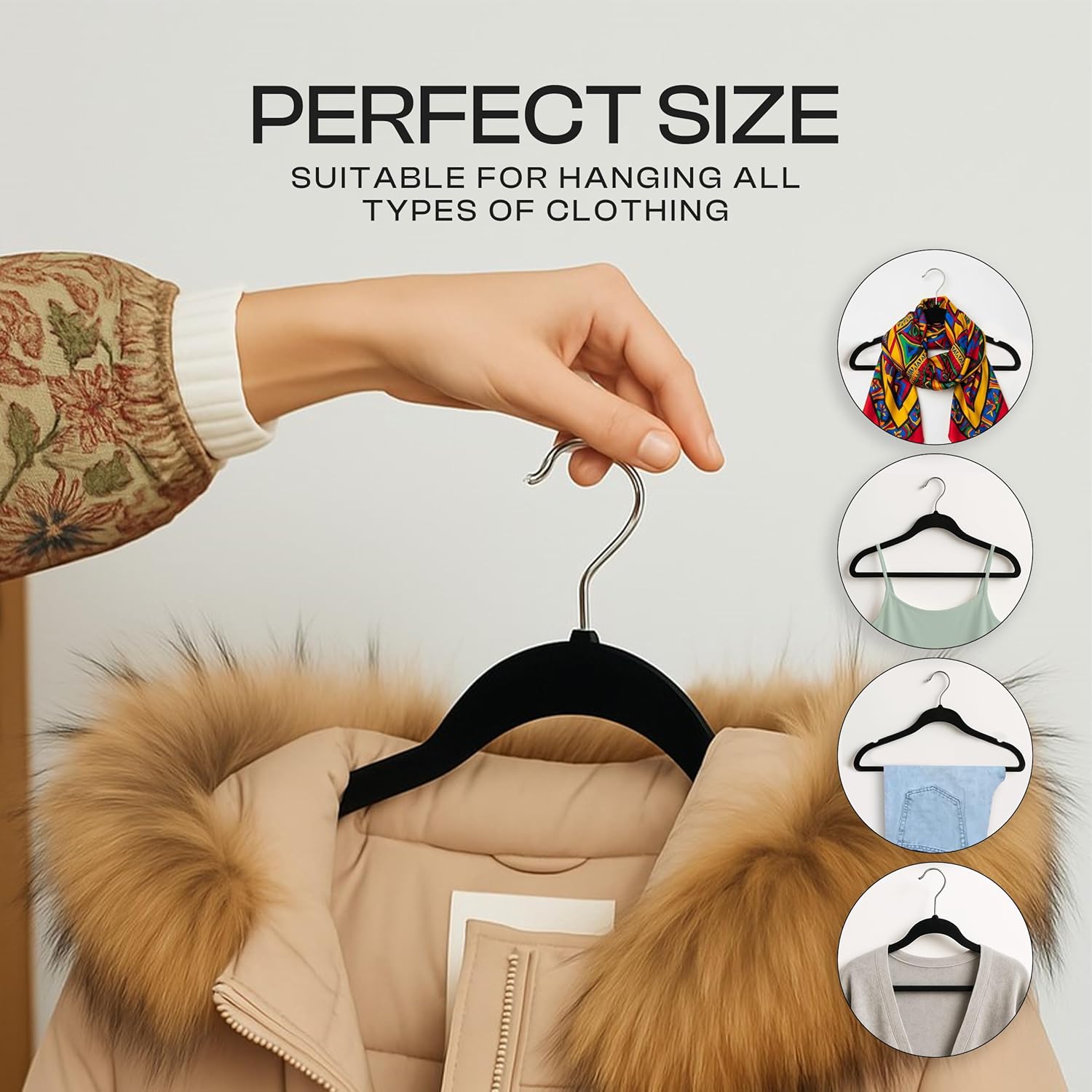 🖤 Utopia Velvet Hangers 50-Pack ✨